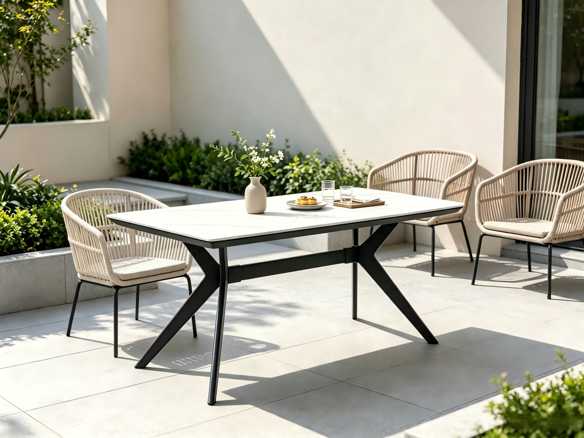 BR-24DT02 outdoor table WHT9 BR-24DT02 outdoor table WHT9