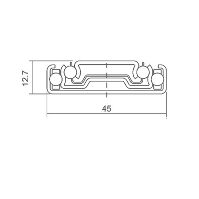 Silent three section expensive rail Silent three section expensive rail