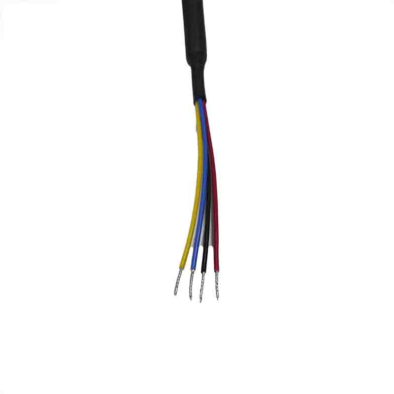 X14K4P 4Core Aviation Connector to Open Bare Wires Cable Harness X14K4P 4Core Aviation Connector to Open Bare Wires Cable Harness