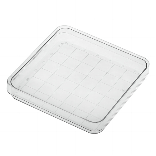 Best Square Petri Dish, 100 x 100mm with Grid Manufacturer Square Petri Dish, 100 x 100mm with Grid from China