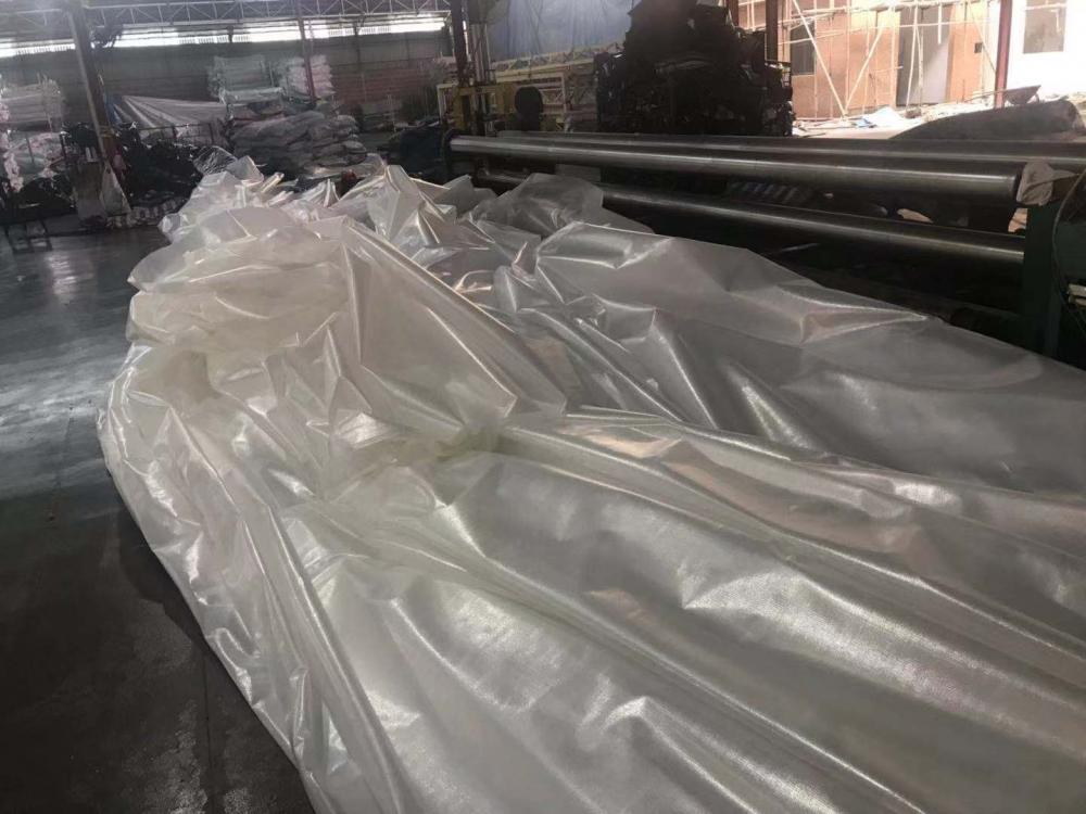 Production de film tissé transparent 1 Transparent Woven Film Production 1