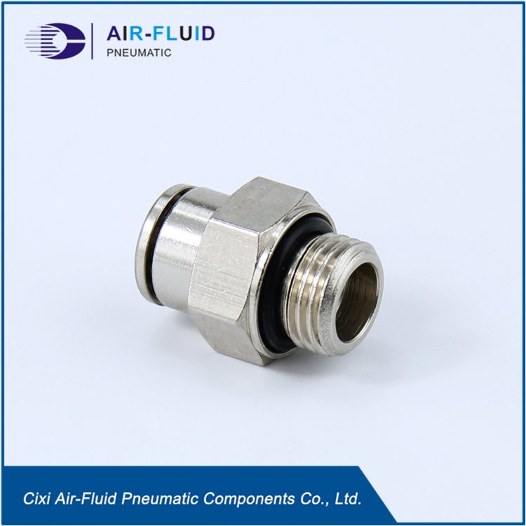 Nickel Plated Brass Equal Tee 1//4/" Male T-connector Pipe Fitting