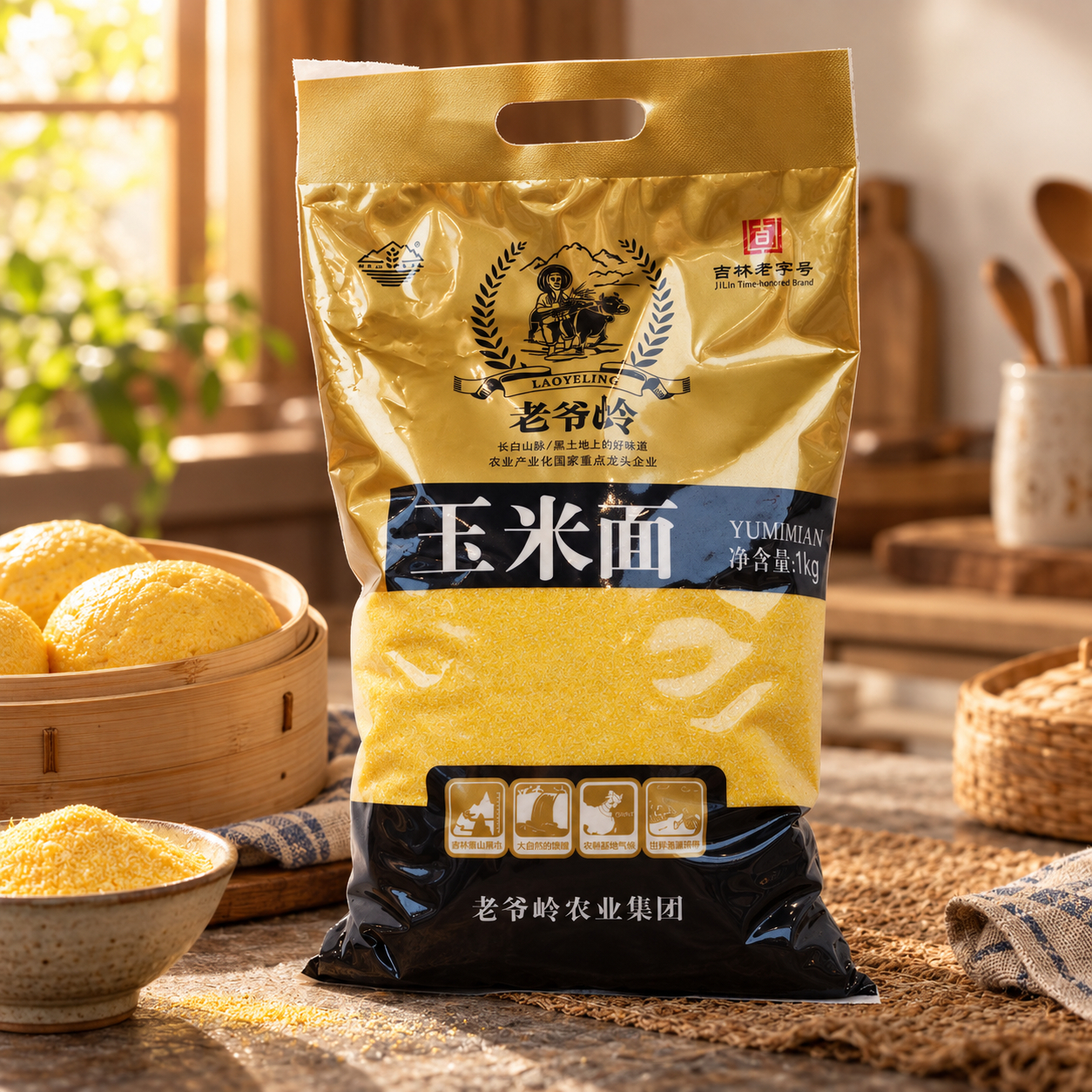 Organic mixed grain cornmeal3 Organic mixed grain cornmeal3
