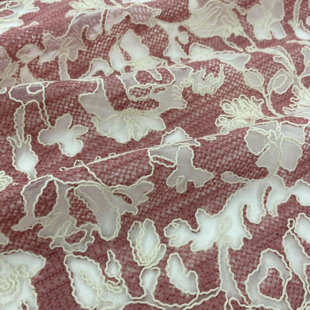 Cord Embroidery Fabric