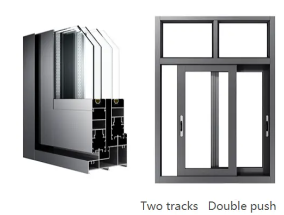 Aluminum sliding windows Aluminum sliding windows