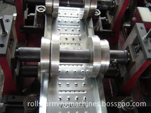 Steel Scaffolding Board Roll Forming Machine Rollforming Mills For Scaffolding Springboards