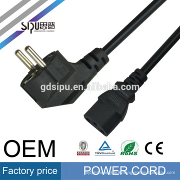 Sipu Standard Extension Cord 2 Pin Plug 220v Cords With Iec C13 Eu
