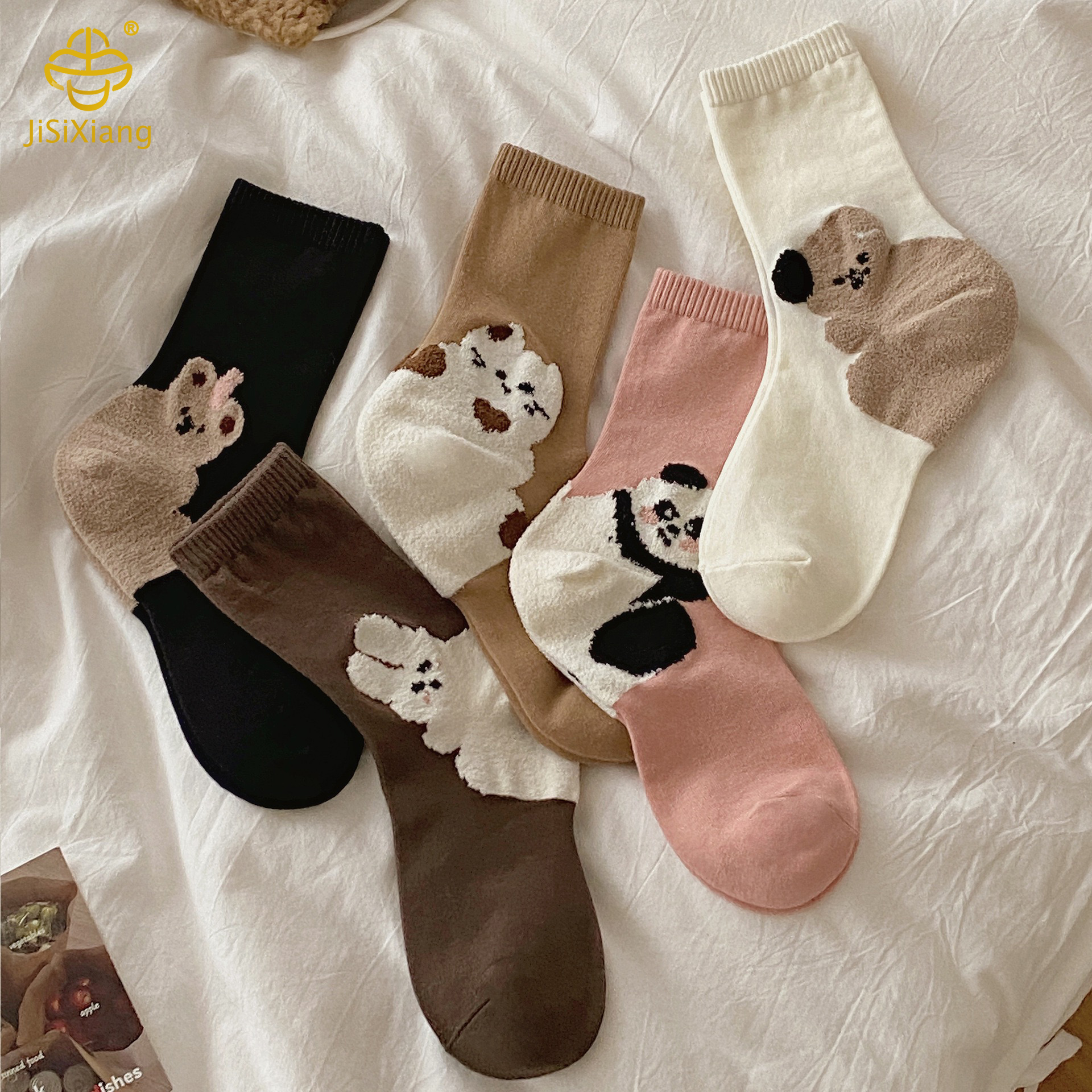 Korean version of cartoon animal tube socks Korean version of cartoon animal tube socks