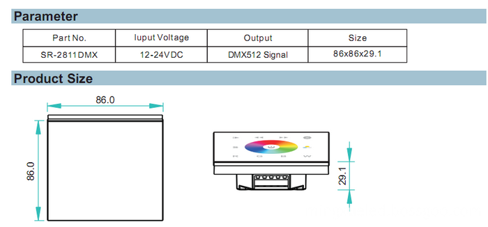 Wall Mounted Remote