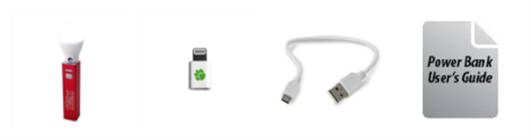 Power Bank  Micro USB Charging Cable  