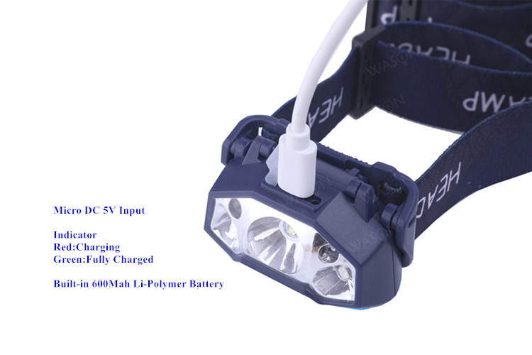 Lampe frontale LED étanche Waterproof LED Headlamp