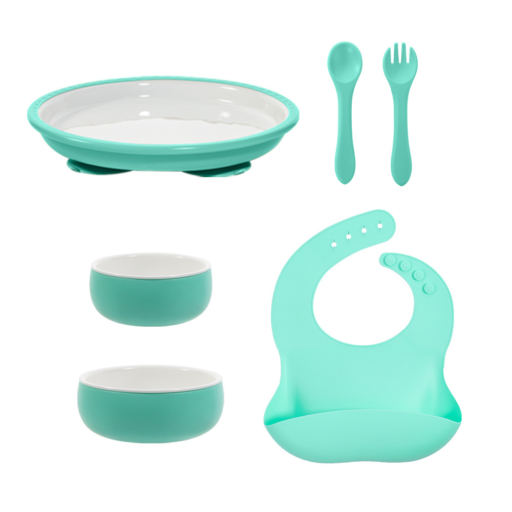 silicone ceramic feeding set MFZ-A027 silicone ceramic feeding set MFZ-A027