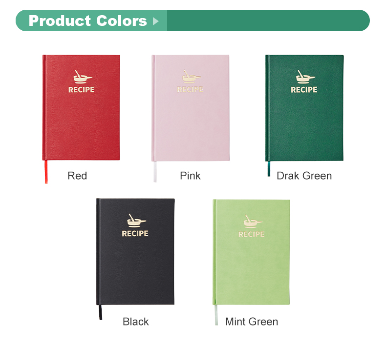Pu cover Recipe planner14 Pu cover Recipe planner14