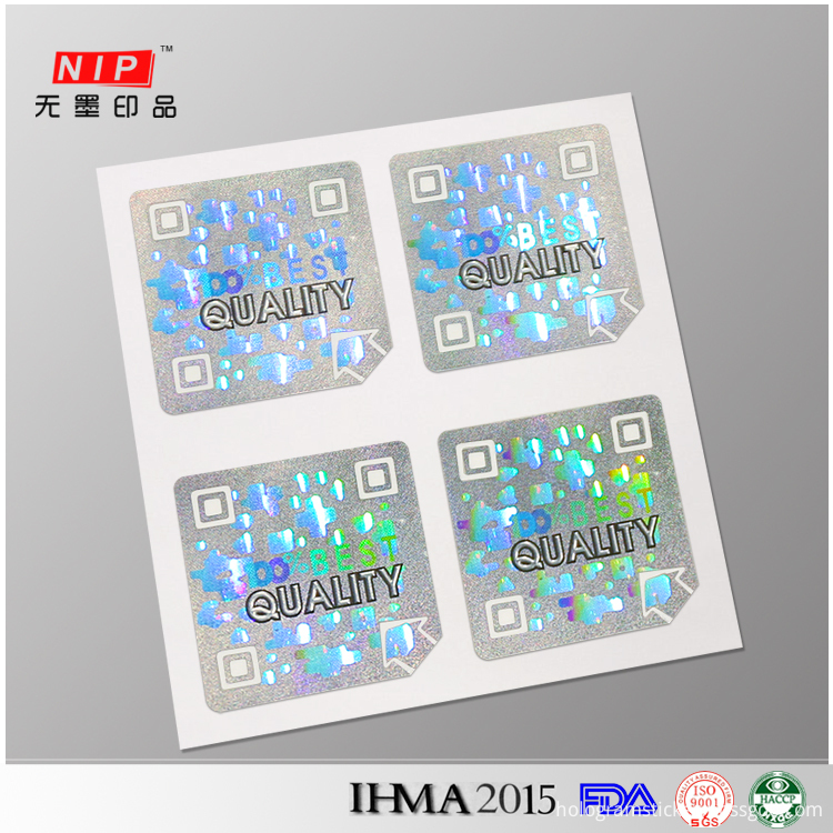 Authenticity hologram sticker Authenticity hologram sticker
