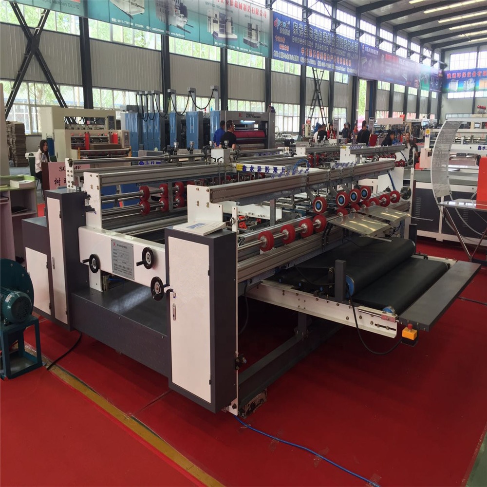 Semiautomatic 2pcs folder gluer machine spare for paperboard2 Semiautomatic 2pcs folder gluer machine spare for paperboard2