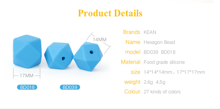 Silikonperlen Zahnen silicone beads teething