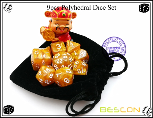 9pcs polyedrische Würfel Set-6 9pcs Polyhedral Dice Set-6