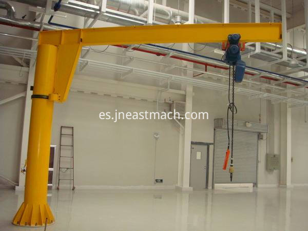 Columna de columna fija Elevador de cadena Levantamiento del pilar Grúa de horca Fixed Muonted Column Chain Hoist Lifting Pillar Jib Crane