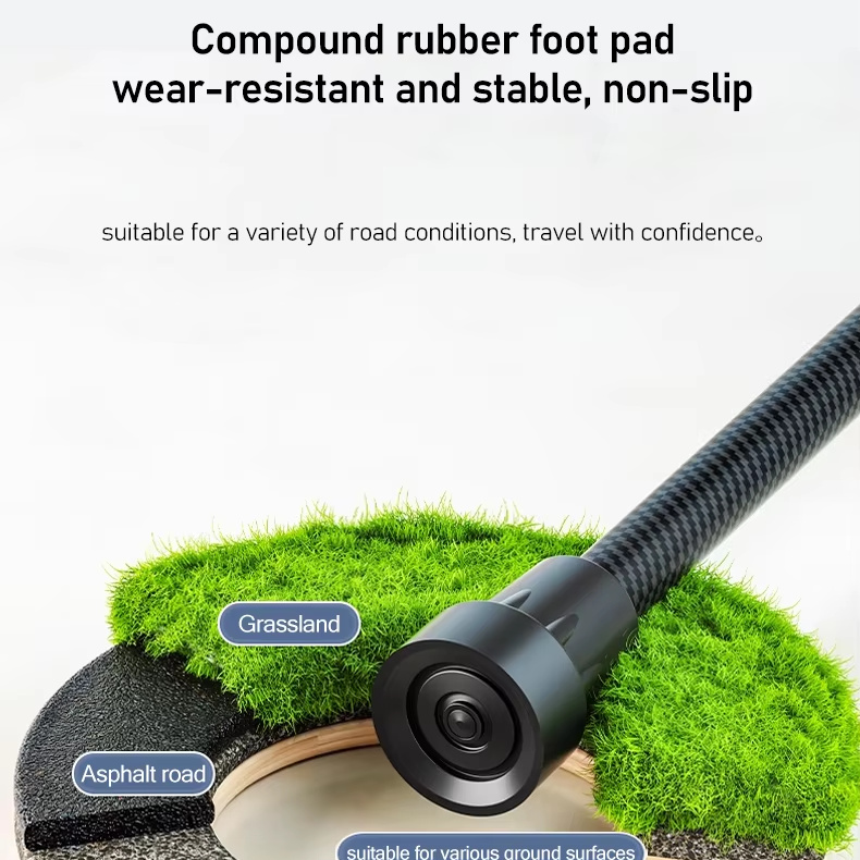 Unisex CE Approved Lightweight Collapsible Walking Stick Flexible Extendable Mobility Easy-to-Adjust Height Folding Carbon Cane4 Unisex CE Approved Lightweight Collapsible Walking Stick Flexible Extendable Mobility Easy-to-Adjust Height Folding Carbon Cane4