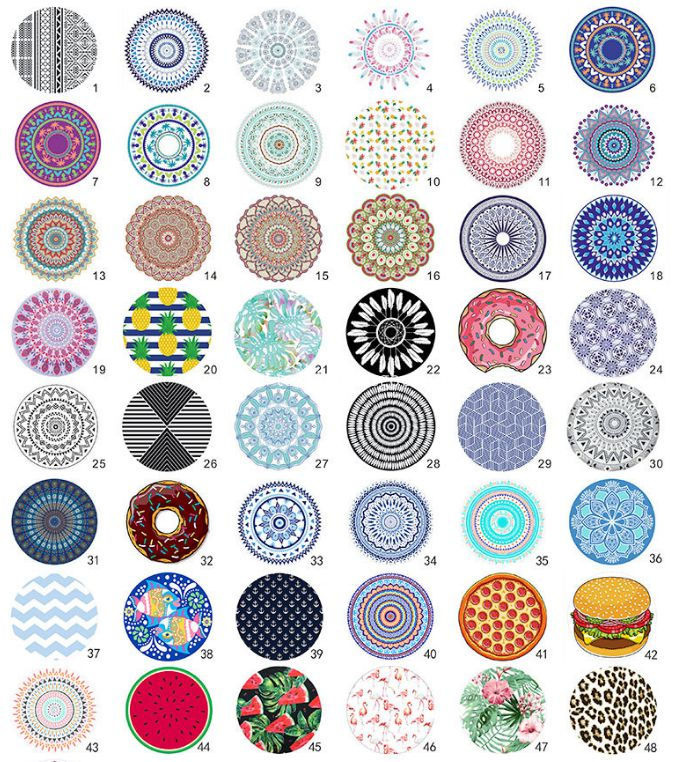 Circle Beach Towels