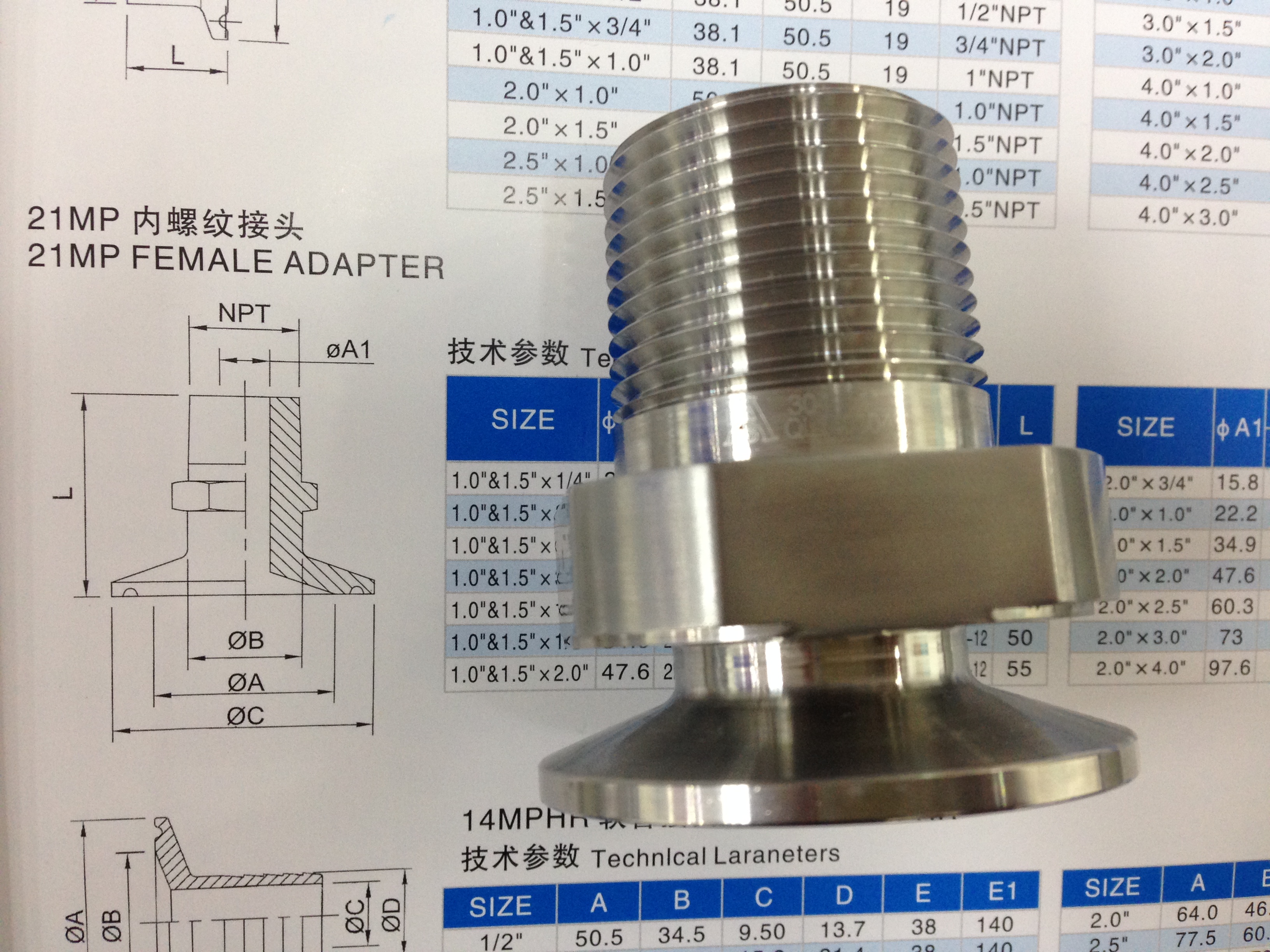 Adaptador de mangueira Thread hose adapter