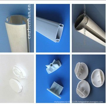 Roller Blind Parts Bottom Rail With Plastic End Cap Curtain Track