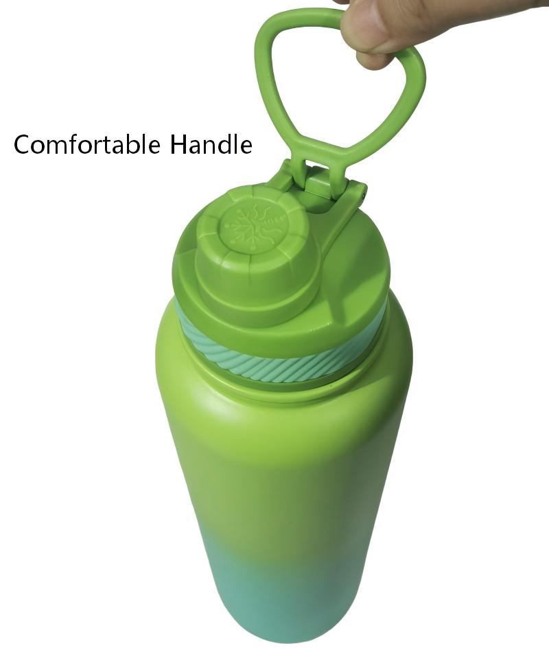 outdoor drinking water bottle with comfortable handle outdoor drinking water bottle with comfortable handle