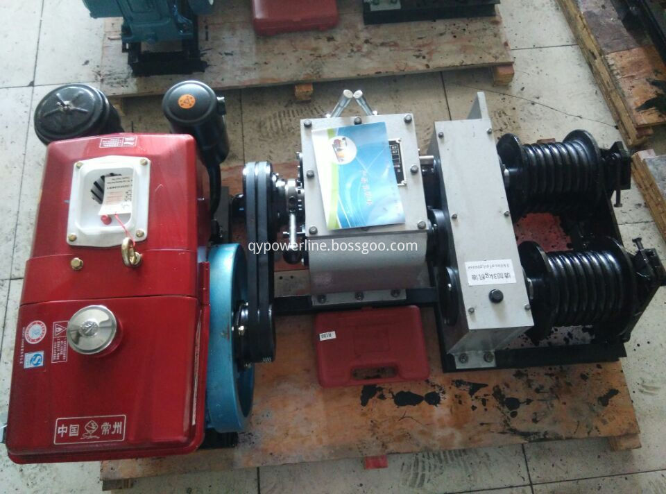 Double Wheel Wire Pulling Winch