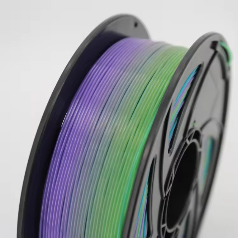 Transparent Multicolor Rainbow TPU Filament 1.75mm Transparent Multicolor Rainbow TPU Filament 1.75mm