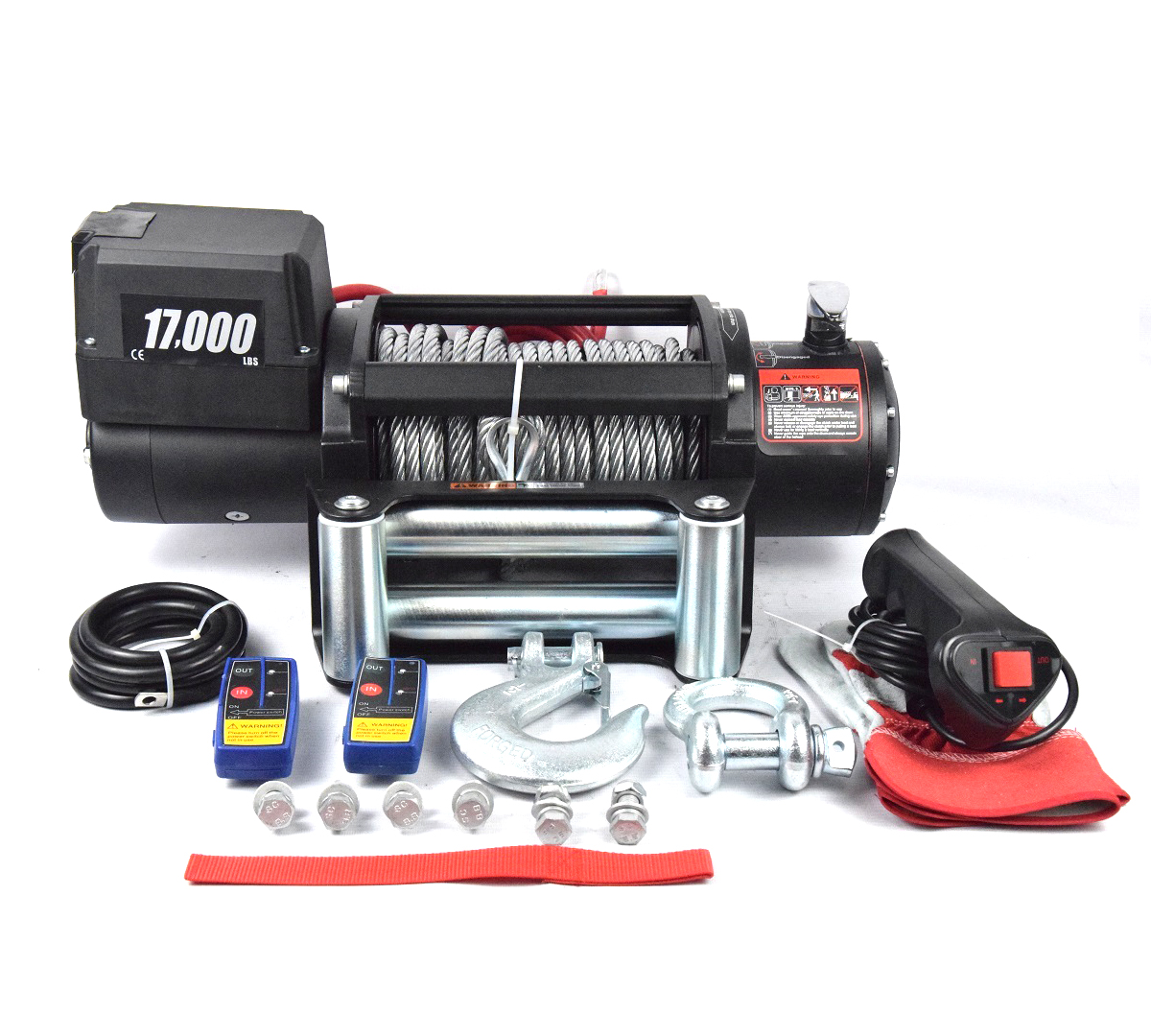 Cabrestante eléctrico de 17000 libras 17000lbs Electric Winch