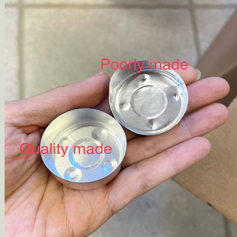 Aluminum cups for tea candle Aluminum cups for tea candle