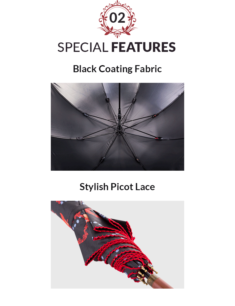 parapluie protection UV stick umbrella uv protection