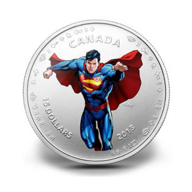 2013 15 Modern Day Superman Silver Coin 300x286