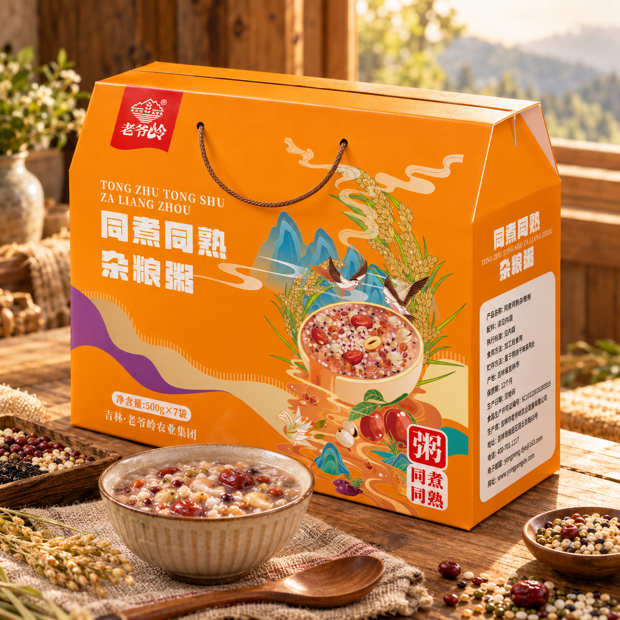 Rice and porridge gift box cooked together3 Rice and porridge gift box cooked together3