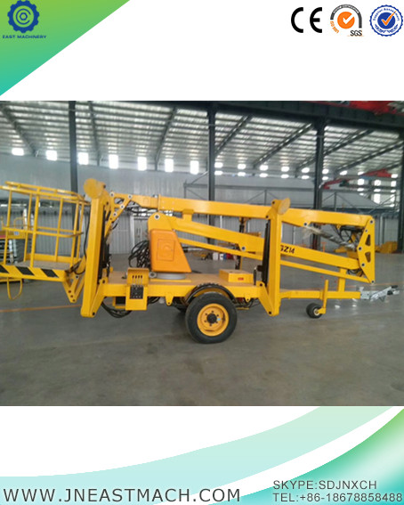 Mesa de elevação articulada automotriz do crescimento Self Propelled Articulating Boom Lift Table