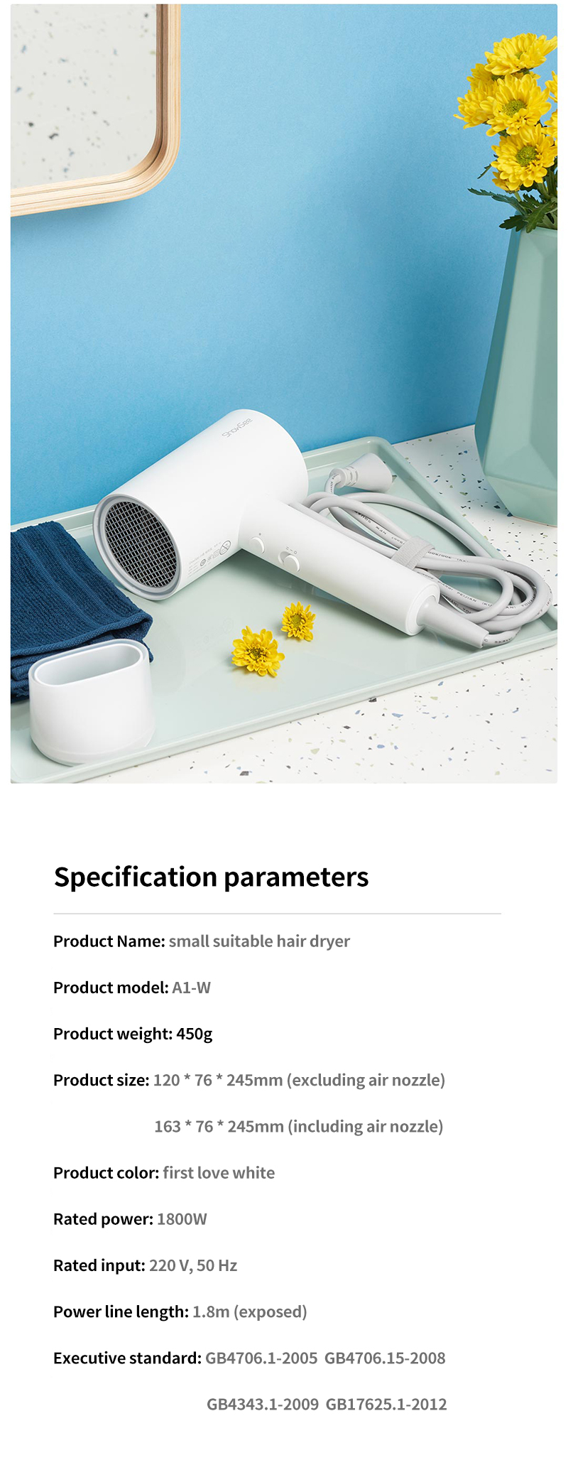 Showsee Portable Hair Dryer Showsee Portable Hair Dryer