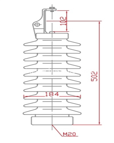 изолятор линии 57-24 line post insulator 57-24