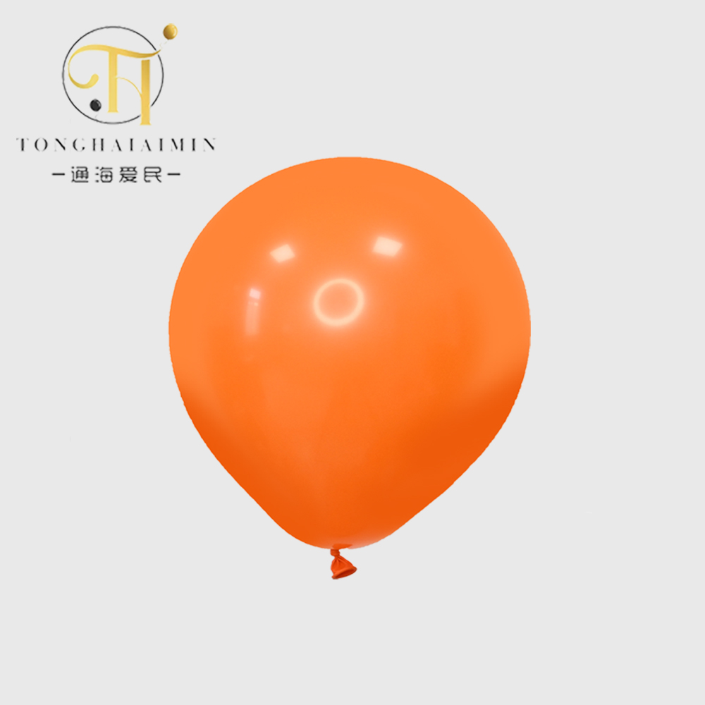 Matte Orange Balloons Matte Orange Balloons
