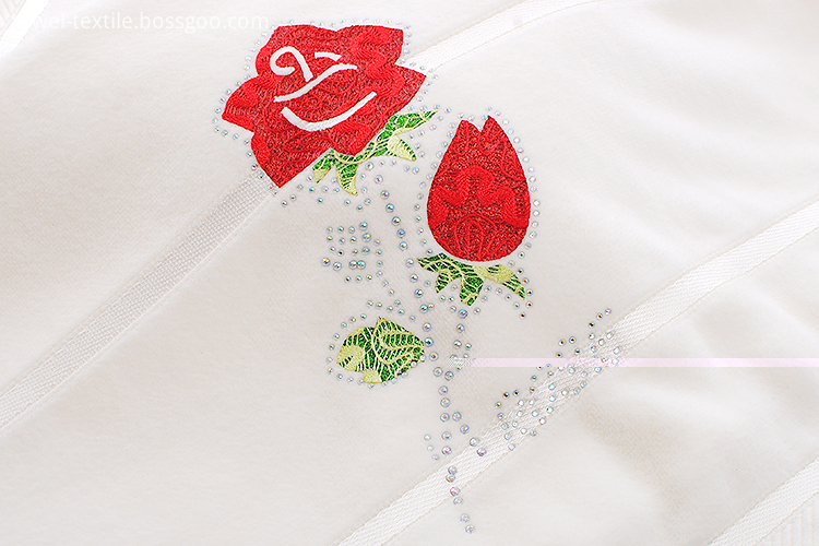 Cotton Bath Towels embroidery rose Cotton Bath Towels embroidery rose