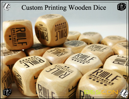Custom Printing Wooden Dice