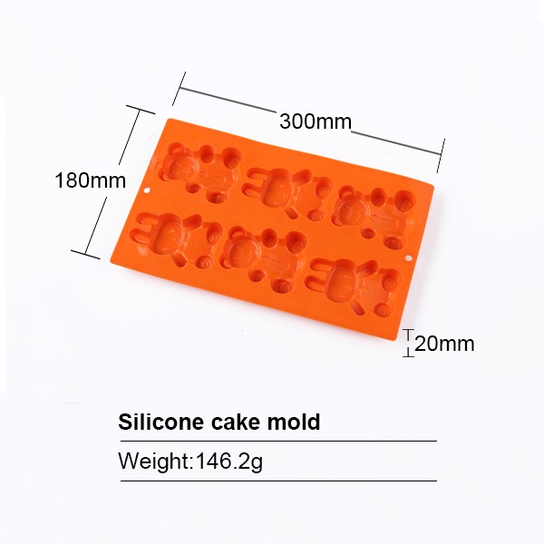 stampo per dolci in silicone in forno silicone cake mould in oven