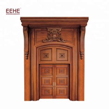 Luxury Wooden Double Door Designs For Houses China Manufacturer