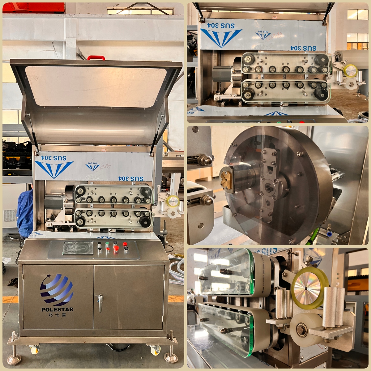 Polestar tube hauling and cutting machine-medical tube extrusion Polestar tube hauling and cutting machine-medical tube extrusion