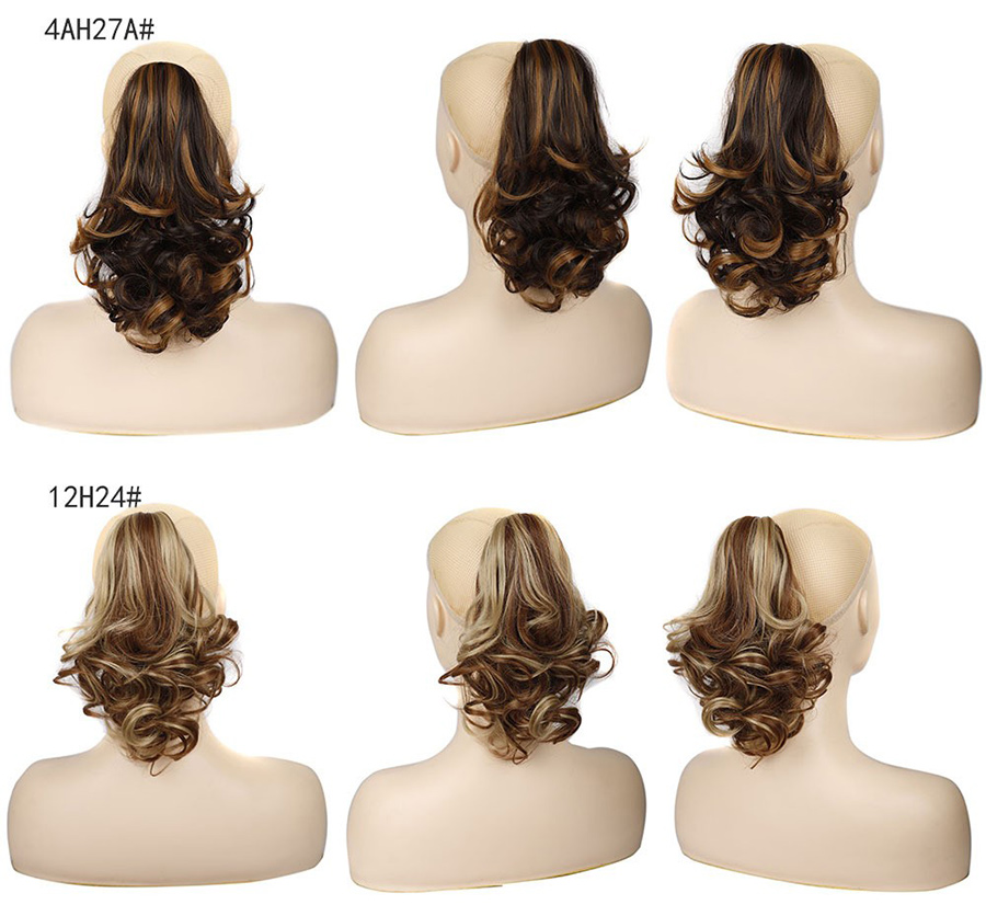Claw Clip Ponytail Curly 12