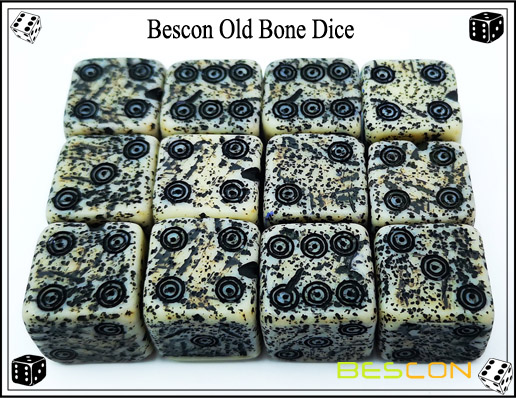 Bescon Old Bone Dice-5 Bescon Old Bone Dice-5