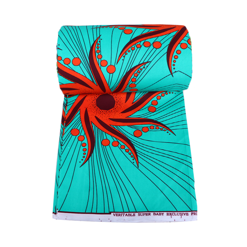 2018 अफ्रीकी कपड़ा पॉलिएस्टर वैक्स प्रिंट फैब्रिक 2018 African Fabric Polyester Wax Prints Fabric