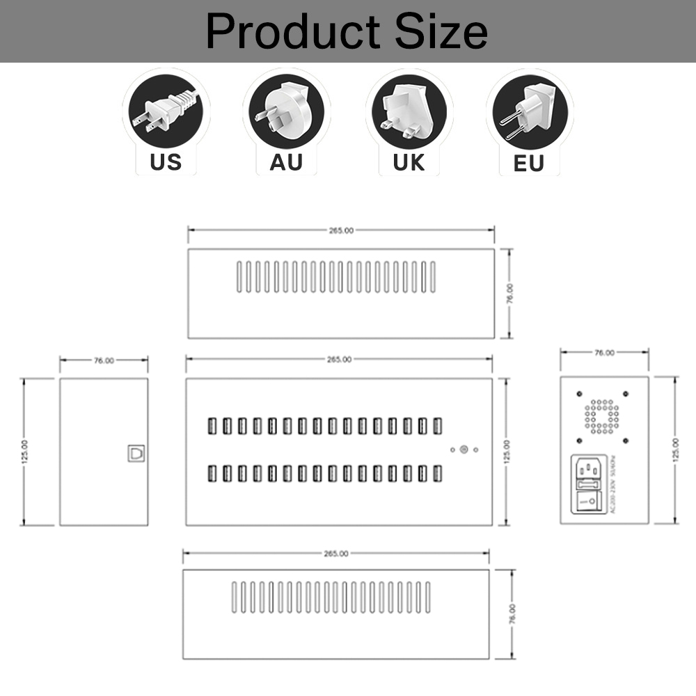 32 port usb2.0 hub parameters 32 port usb2.0 hub parameters