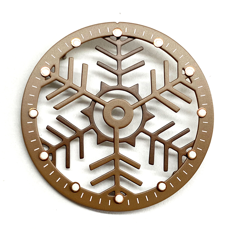 matte finished brown watch dial for mechanical watches matte finished brown watch dial for mechanical watches