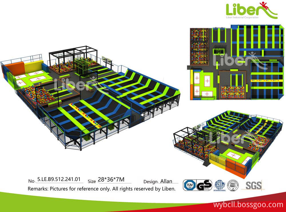 Indoor trampoline park Indoor trampoline park