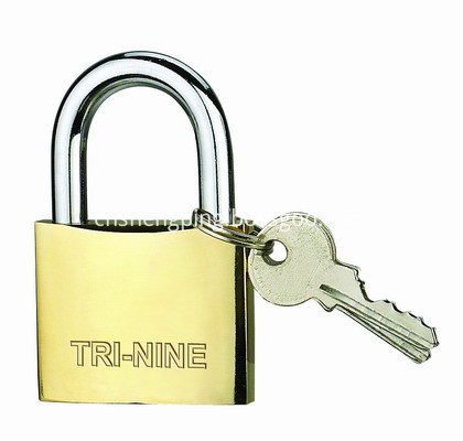 M-THICK BRASS PADLOCK-SUPER POLISH-400